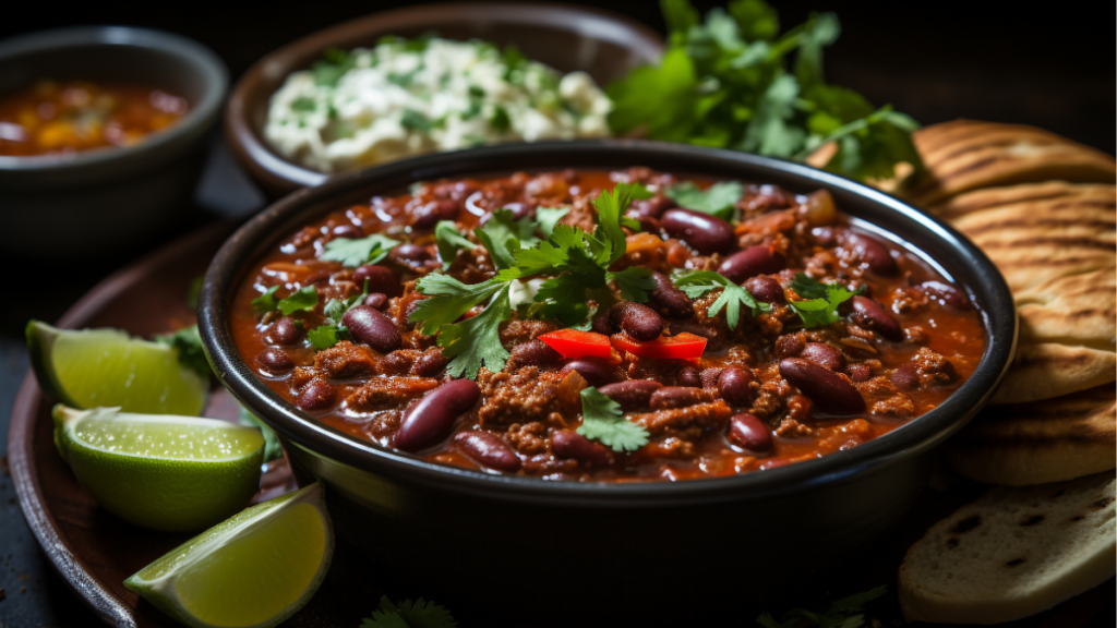 Gastronomia Chili com Carne